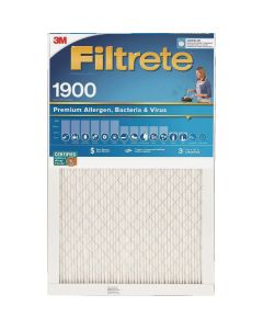 3M Filtrete 16 In. x 20 In. x 1 In. Premium Allergen, Bacteria & Virus 1900 MPR Furnace Filter
