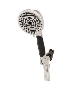 Oxygenics PowerMax 9-Spray 1.8 GPM Handheld Shower, Brushed Nickel