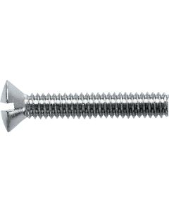 Danco 1/4 In.-20 x 1-1/2 In. Chrome-Plated Overflow Bath Plate Screw