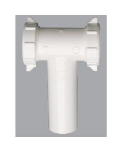 Do it 1-1/2 In. Plastic Slip Joint Center Outlet Tee and Tailpiece