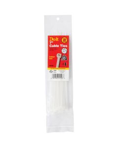 Do it 7 In. x 0.189 In. Natural Color Molded Nylon Cable Tie (20-Pack)