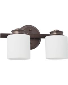 Home Impressions Crawford 2-Bulb Oil Rubbed Bronze Bath Light Bar