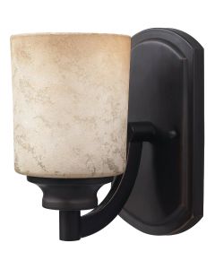 Home Impressions Warren 1-Bulb Rubbed Antique Bronze Wall Light Fixture