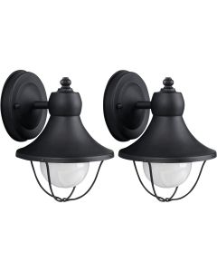 Home Impressions Black Incandescent Type G Outdoor Wall Light Fixture
