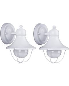 Home Impressions White Incandescent Type G Outdoor Wall Light Fixture