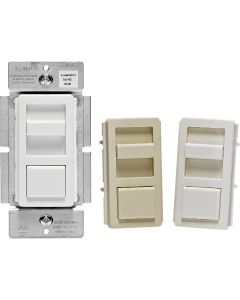 Leviton Decora CFL/LED White/Ivory/Light Almond Color Change Kit Slide Dimmer Switch