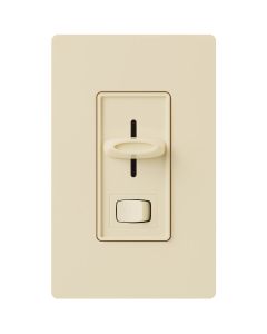 Lutron Skylark Incandescent/Halogen/LED/CFL Ivory Slide Dimmer Switch