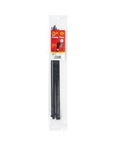 Do it 14 In. x 0.189 In. Black Molded Nylon Weather Resistant Cable Tie (8-Pack)
