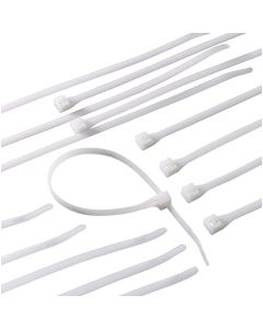 11" Nat White Cable Tie 100/Pk