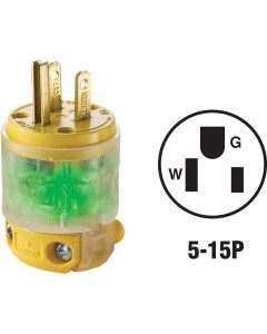 15a Yellow Grd Cord Plug