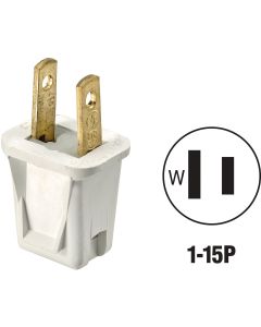 10a Wht Cord Plug