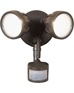 All-Pro Bronze Motion Sensing Dusk To Dawn LED Floodlight Fixture