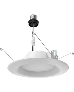 Satco 5 In./6 In. Retrofit Non-IC Rated White LED Recessed Light Kit