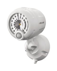 Mr. Beams XT 200-Lumen White Motion Sensing/Dusk-To-Dawn Spotlight Outdoor Battery Operated LED Light Fixture