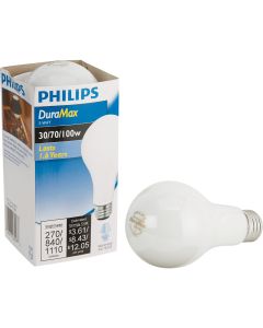 Philips Duramax 30/70/100W Frosted Soft White Medium Base A21 Incandescent 3-Way Light Bulb