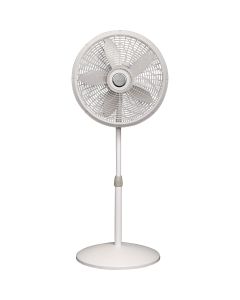 Lasko Elegance & Performance 18 In. 3-Speed 38 In. to 54-1/2 In. H. Oscillating Pedestal Fan