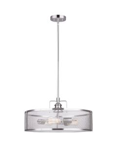 Home Impressions Beckett 3-Bulb Brushed Nickel Chandelier