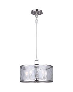 Home Impressions Cala 5-Bulb Brushed Nickel Incandescent Pendant Light Fixture