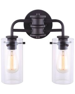 Home Impressions Albany 2-Bulb Oil Rubbed Bronze Bath Light Bar