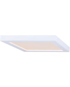 Canarm 11 In. White LED Square Disc Flush Mount Light Fixture