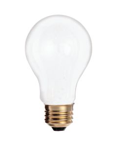 Satco 25W Frosted Medium Base A19 Incandescent Light Bulb (2-Pack)