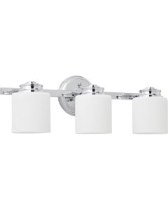 Home Impressions Crawford 3-Bulb Polished Chrome Bath Light Bar