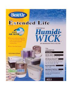 BestAir Extended Life Humidi-Wick ALL1 Humidifier Wick Filter with Air Filter