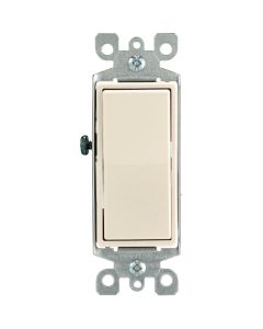Leviton Residential 15A Light Almond Grounded 4-Way Switch