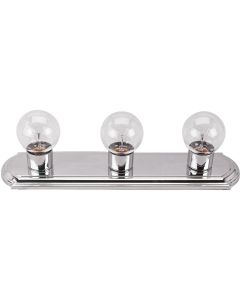 Home Impressions 3-Bulb Chrome Vanity Bath Light Bar
