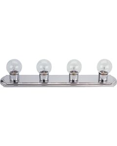 Home Impressions 4-Bulb Chrome Vanity Bath Light Bar