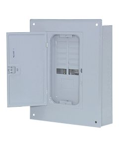 Square D Homeline 100A 12-Space 24-Circuit Indoor Main Breaker Plug-on Neutral Load Center