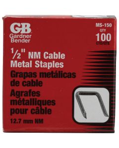 Gardner Bender 1/2 In. x 15/16 In. Carbon Steel Cable Staple (100-Count)