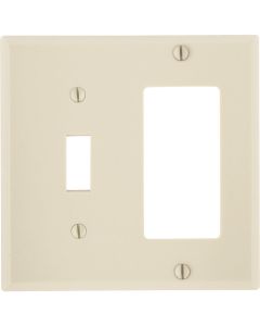 2 Gang Switch/Wallplate Ivory