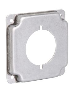 Raco 2.156 In. Dia. Receptacles 4 In. x 4 In. Square Device Cover