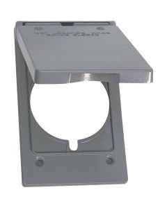 Southwire Single Gang 30A/50A Gray Vertical Weatherproof Cover