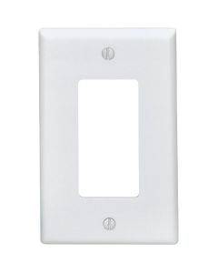 Sgl Decora Wht Wall Plate