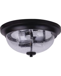 Home Impressions 13 In. Oil Rubbed Bronze LED Flush Mount Ceiling Light Fixture
