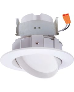 Halo 4 in. Retrofit IC Rated White LED Selectable Color Temperature Recessed Light Kit