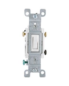 15a 3-way Toggle Switch Wh