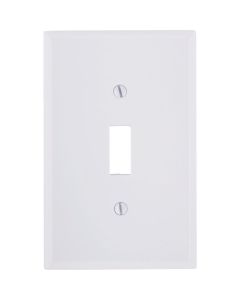 Wht 1-toggle Wall Plate