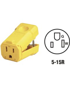 15a Grnd Cord Connector