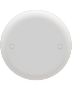Carlon 4 In. Blank White Round Ceiling Box Cover