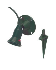 Do it 150W Plastic PAR38 Green Weatherproof Outdoor Lampholder