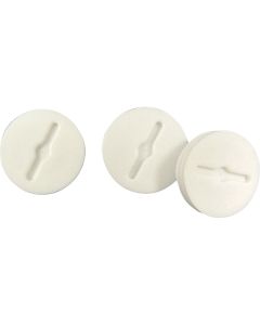 Bell 1/2 In. White Closure Plug (3-Pack)