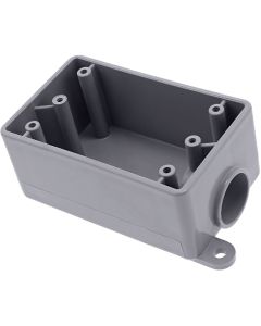 IPEX Kraloy 1-Gang PVC Molded FDS Deep Wall Box