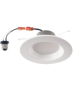 5 In./6 In. Retrofit IC Rated White LED CCT Tunable Downlight with Baffle Trim, 1100 Lm.