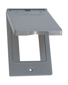 Southwire Single Gang Vertical Gray Weatherproof GFCI Cover