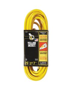 Ext Cord 14/3 25ft Yellow