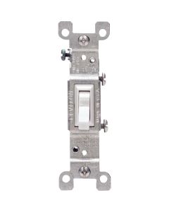 Do it Residential Grade 15 Amp Toggle Single Pole Switch, White