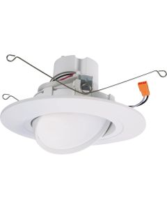 HALO 5 In./6 In. Retrofit IC Rated White LED Selectable Color Temperature Recessed Light Kit